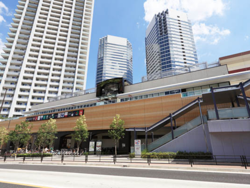 鹿島田駅西部地区第一種市街地再開発事業　施設建築物新築工事の施工写真