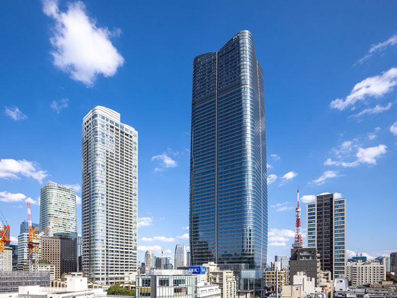 虎ノ門・麻布台地区第一種市街地再開発事業（A街区・B街区）の施工写真